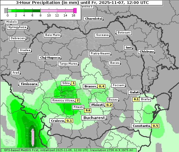 Niederschlag, 7. 11. 2025
