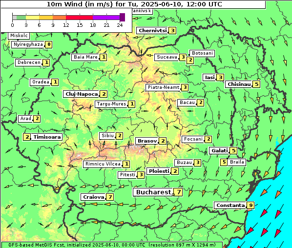 Wind, 10. 6. 2025