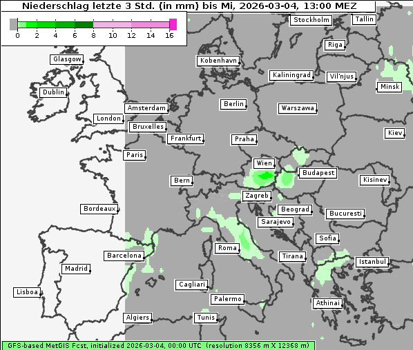Niederschlag, 4. 3. 2026
