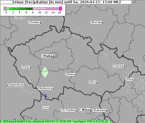 Niederschlag, 17. 1. 2026