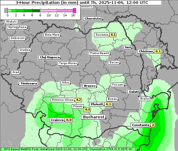 Niederschlag, 6. 11. 2025