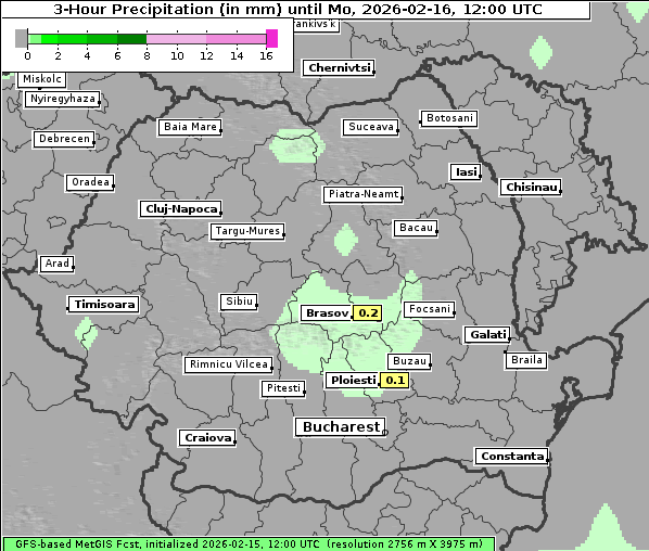Niederschlag, 16. 2. 2026