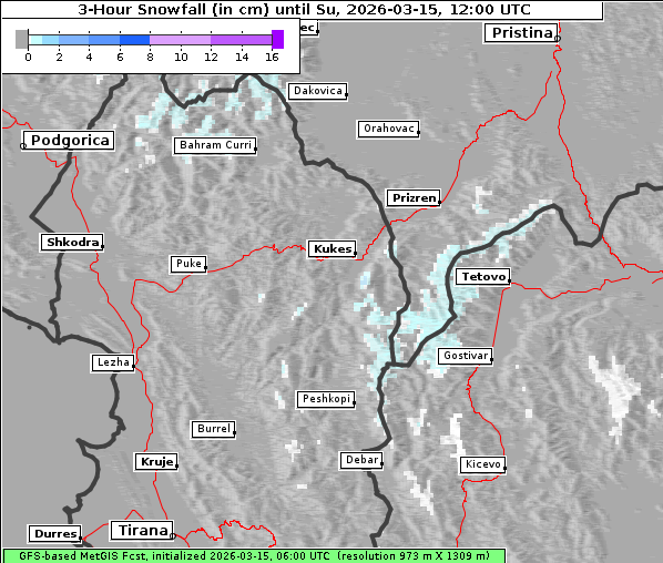 Neuschnee, 15. 3. 2026
