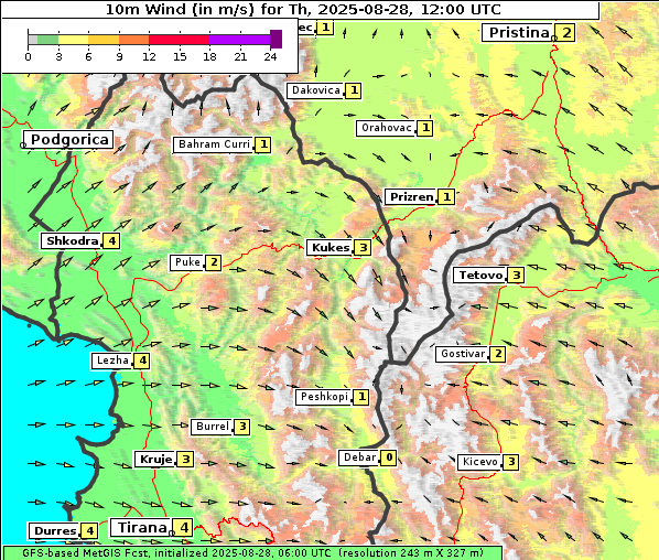 Wind, 28. 8. 2025