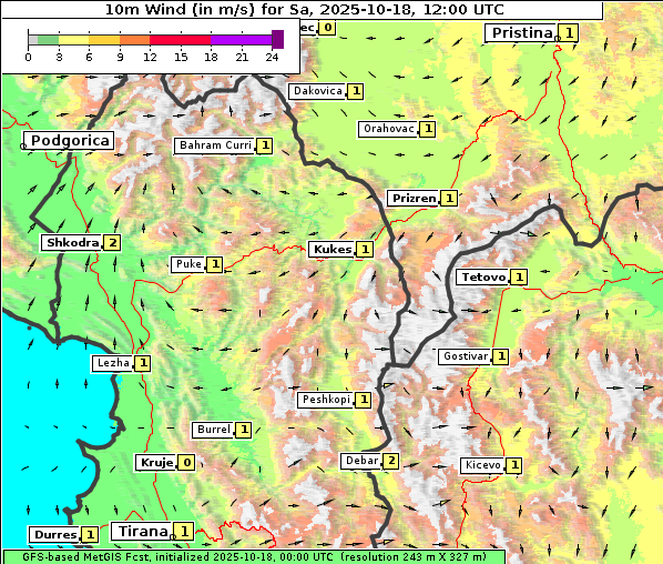 Wind, 18. 10. 2025