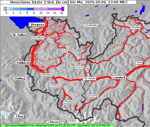 Neuschnee, 20. 10. 2025