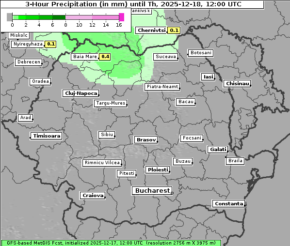 Niederschlag, 18. 12. 2025