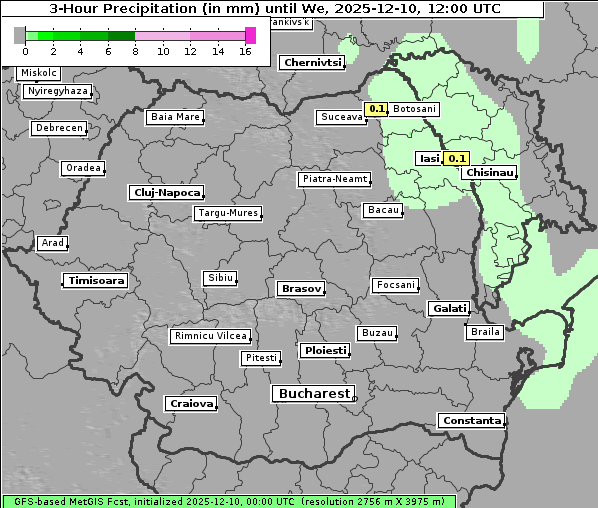 Niederschlag, 10. 12. 2025