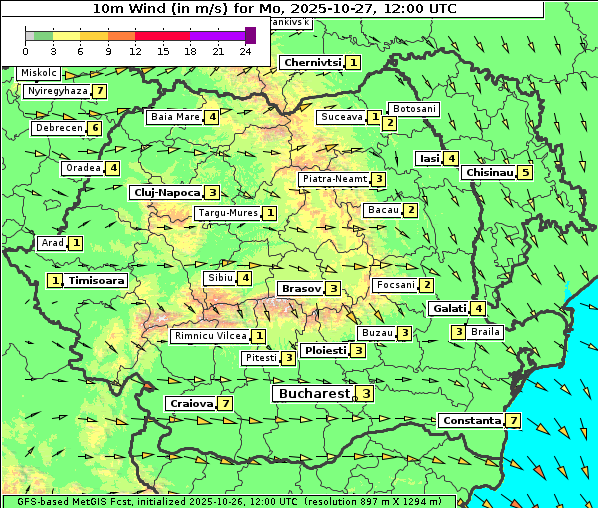 Wind, 27. 10. 2025