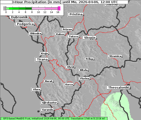 Niederschlag, 6. 4. 2026