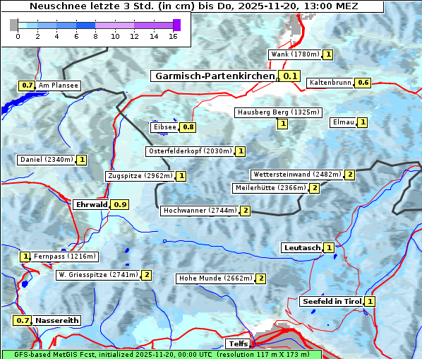 Neuschnee, 20. 11. 2025