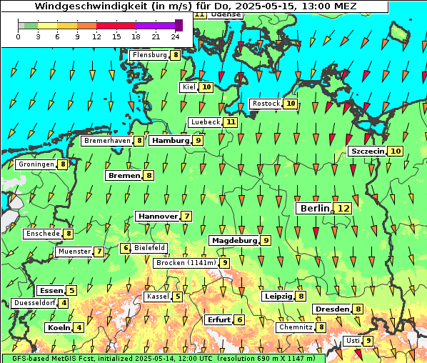 Wind, 15. 5. 2025