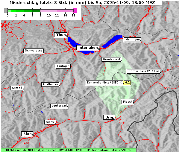 Niederschlag, 9. 11. 2025