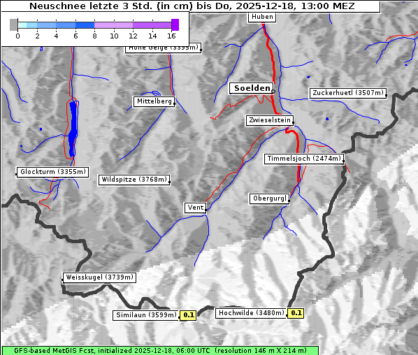 Neuschnee, 18. 12. 2025