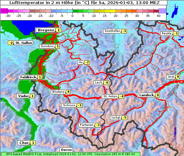 Temperatur, 3. 1. 2026