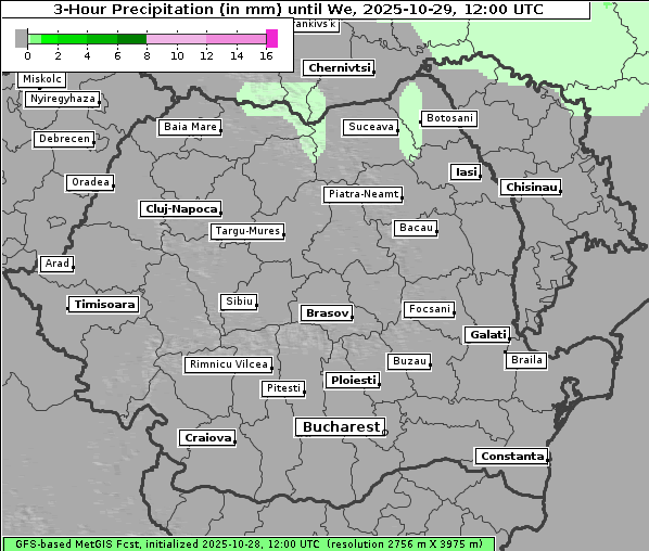 Niederschlag, 29. 10. 2025