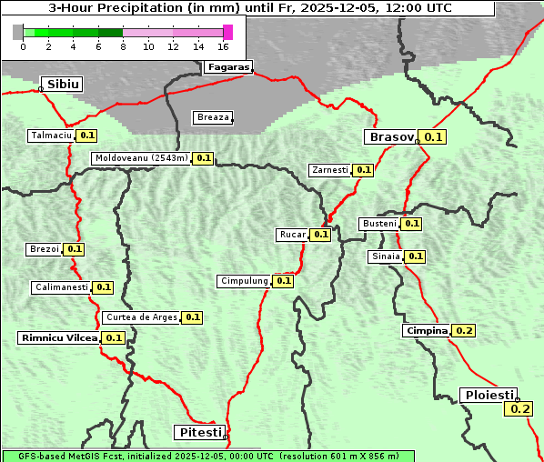 Niederschlag, 5. 12. 2025