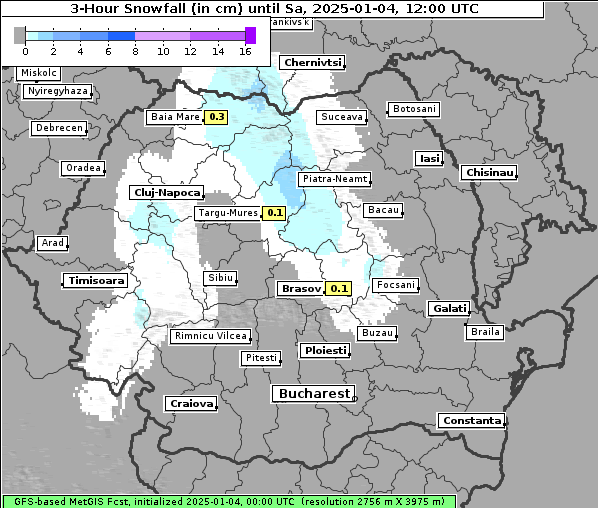 Neuschnee, 4. 1. 2025