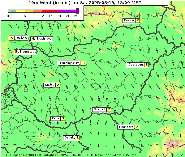Wind, 16. 8. 2025