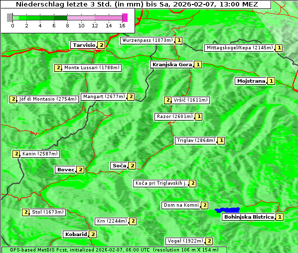 Niederschlag, 7. 2. 2026