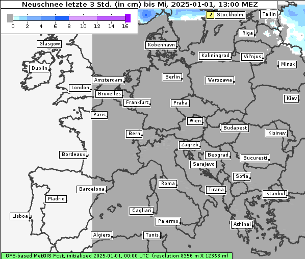 Neuschnee, 1. 1. 2025