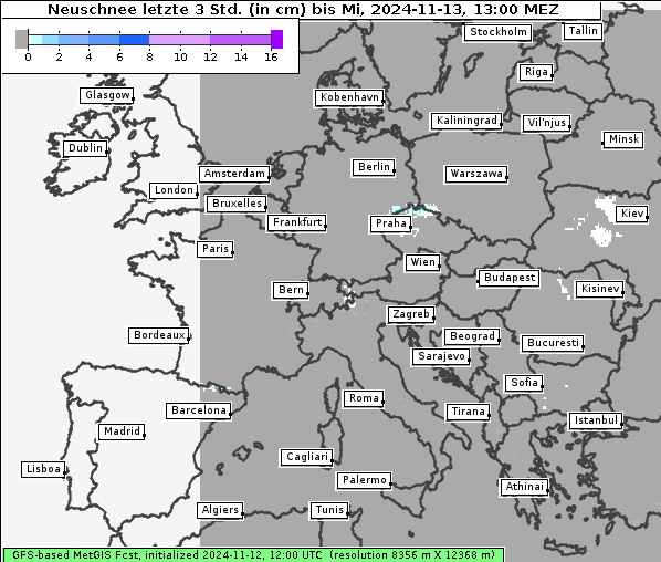 Neuschnee, 13. 11. 2024