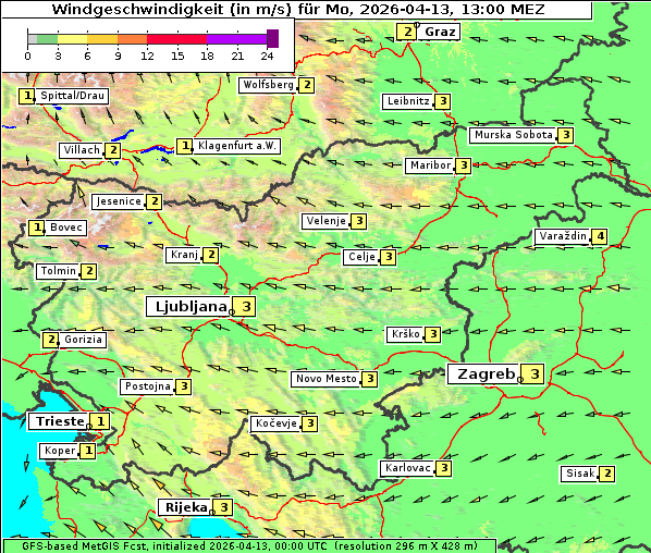 Wind, 13. 4. 2026