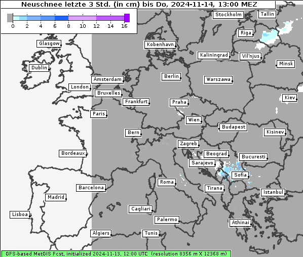 Neuschnee, 14. 11. 2024