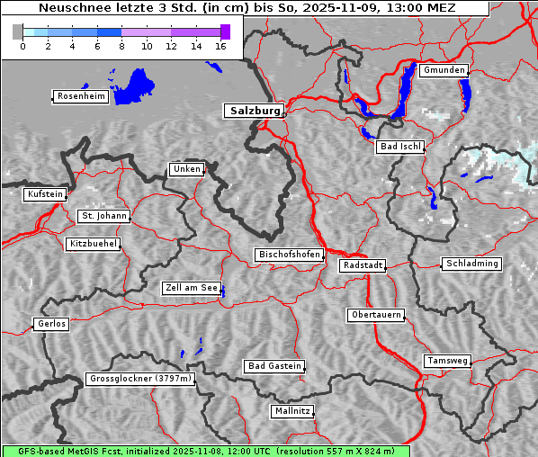 Neuschnee, 9. 11. 2025