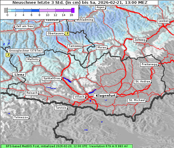 Neuschnee, 21. 2. 2026