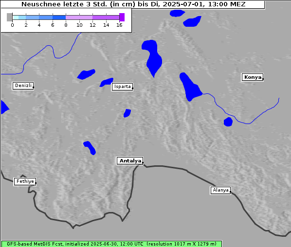 Neuschnee, 1. 7. 2025