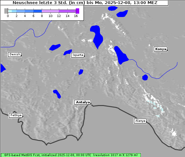 Neuschnee, 8. 12. 2025