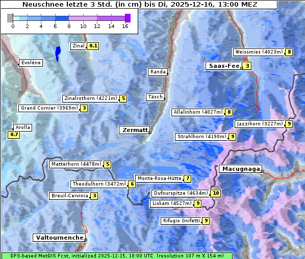 Neuschnee, 16. 12. 2025