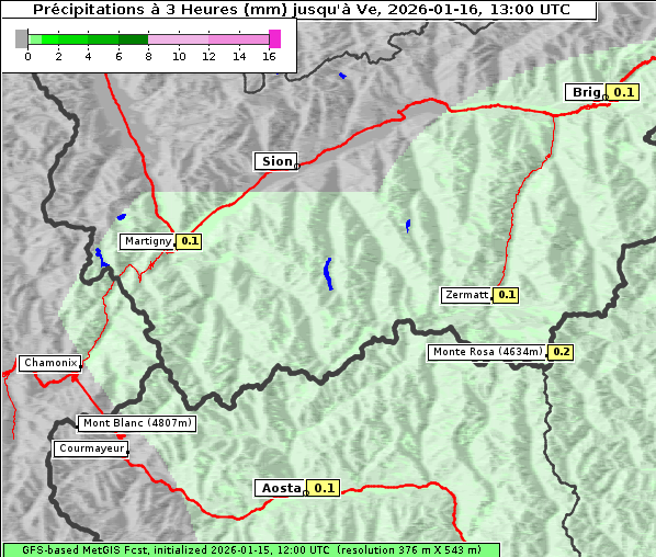 Niederschlag, 16. 1. 2026