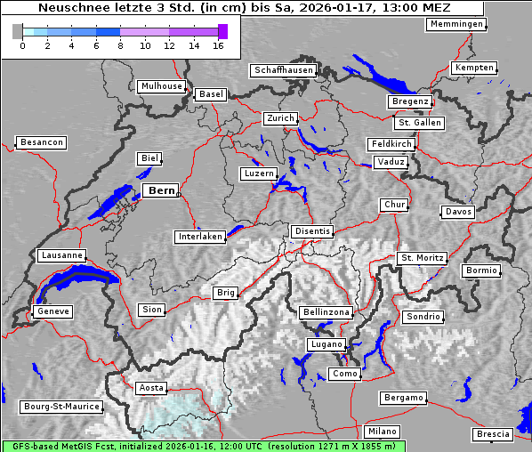 Neuschnee, 17. 1. 2026