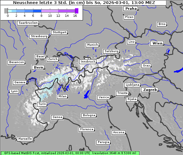 Neuschnee, 1. 3. 2026