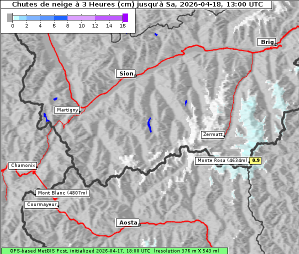 Neuschnee, 18. 4. 2026