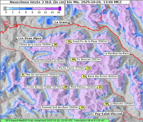 Neuschnee, 20. 10. 2025