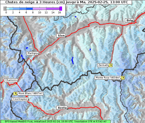 Neuschnee, 25. 2. 2025