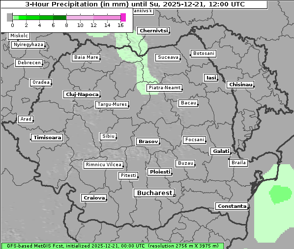 Niederschlag, 21. 12. 2025