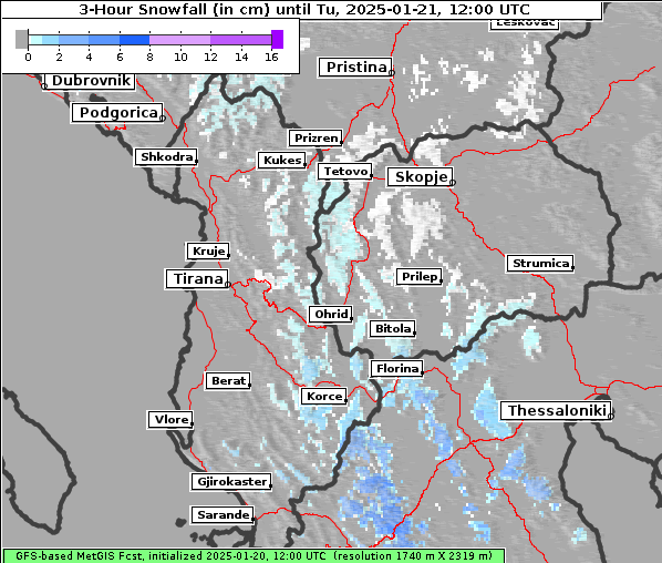 Neuschnee, 21. 1. 2025