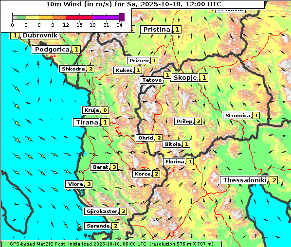 Wind, 18. 10. 2025