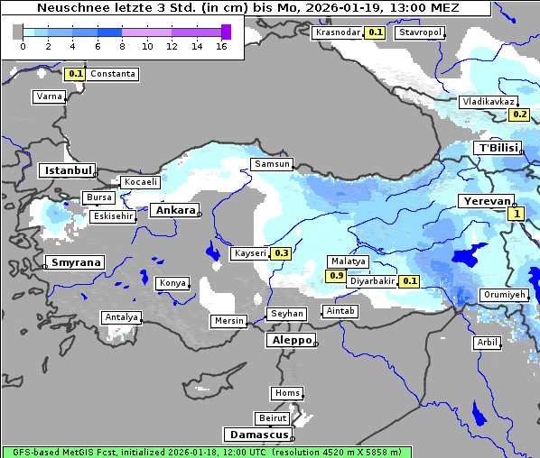 Neuschnee, 19. 1. 2026
