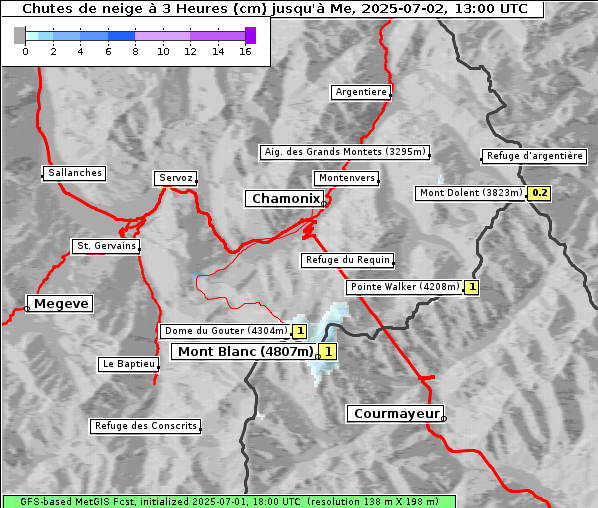 Neuschnee, 2. 7. 2025