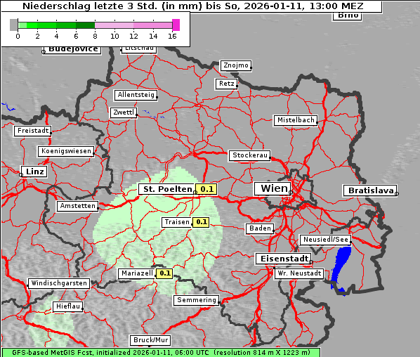Niederschlag, 11. 1. 2026