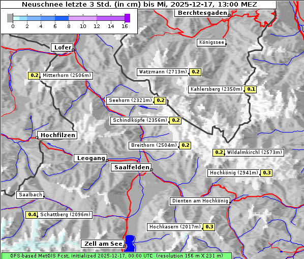 Neuschnee, 17. 12. 2025
