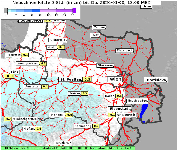 Neuschnee, 8. 1. 2026