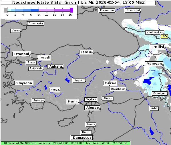 Neuschnee, 4. 2. 2026