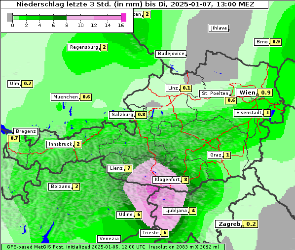 Niederschlag, 7. 1. 2025