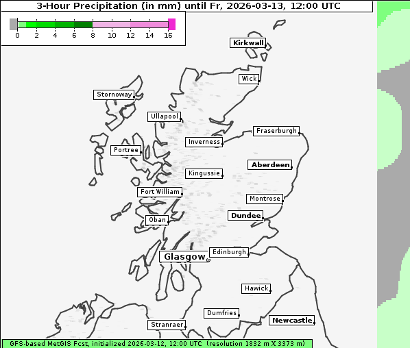 Niederschlag, 13. 3. 2026